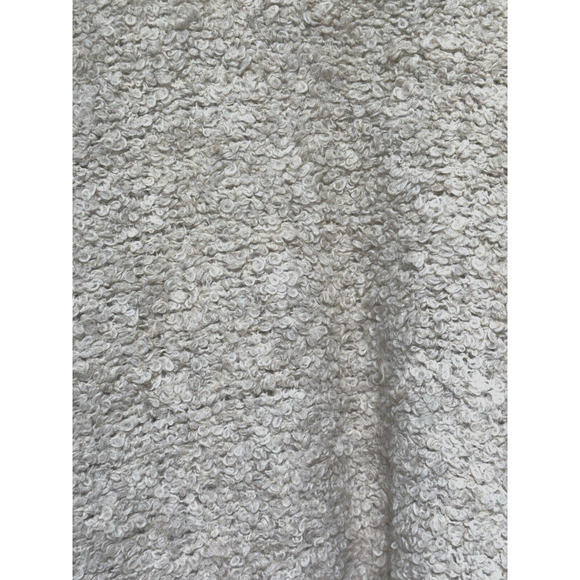 Free People Boucle Alpaca Cardigan Sweater Khaki/White Oversized SMALL - Picture 12 of 12